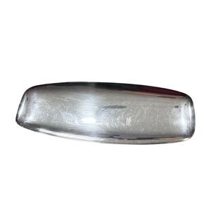 F.B. Rogers Silver Co. Genuine Silver Raised Jewelry Dish Nut Bowl Rounded Edges